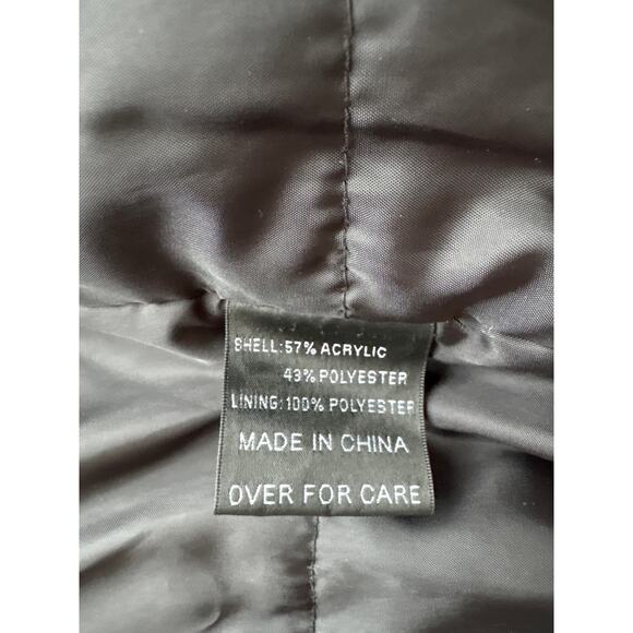 Men’s American Stitch Gray Knit Bomber Hoodie Jacket Size L - Picture 3 of 4